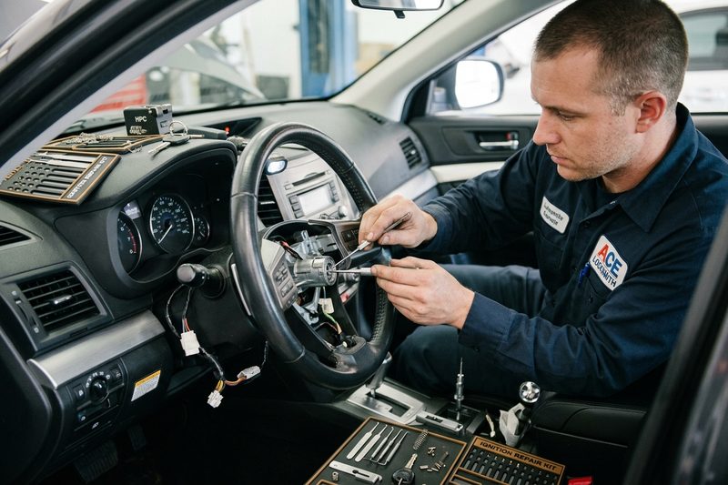 Ignition repair and cylinder replacement automotive locksmith San Jose