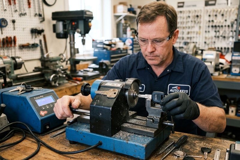 Spare car key cutting professional key cutting machine San Jose